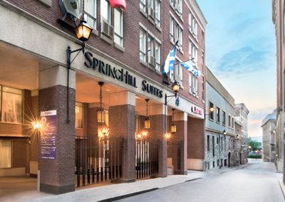 SpringHill Suites Old Montreal Facade